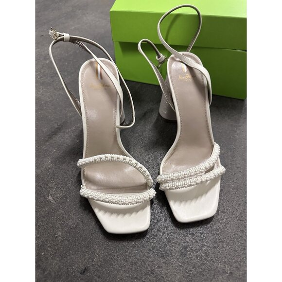 Sam Edelman Kia Beads Sandals Modern Ivory - Picture 7 of 8